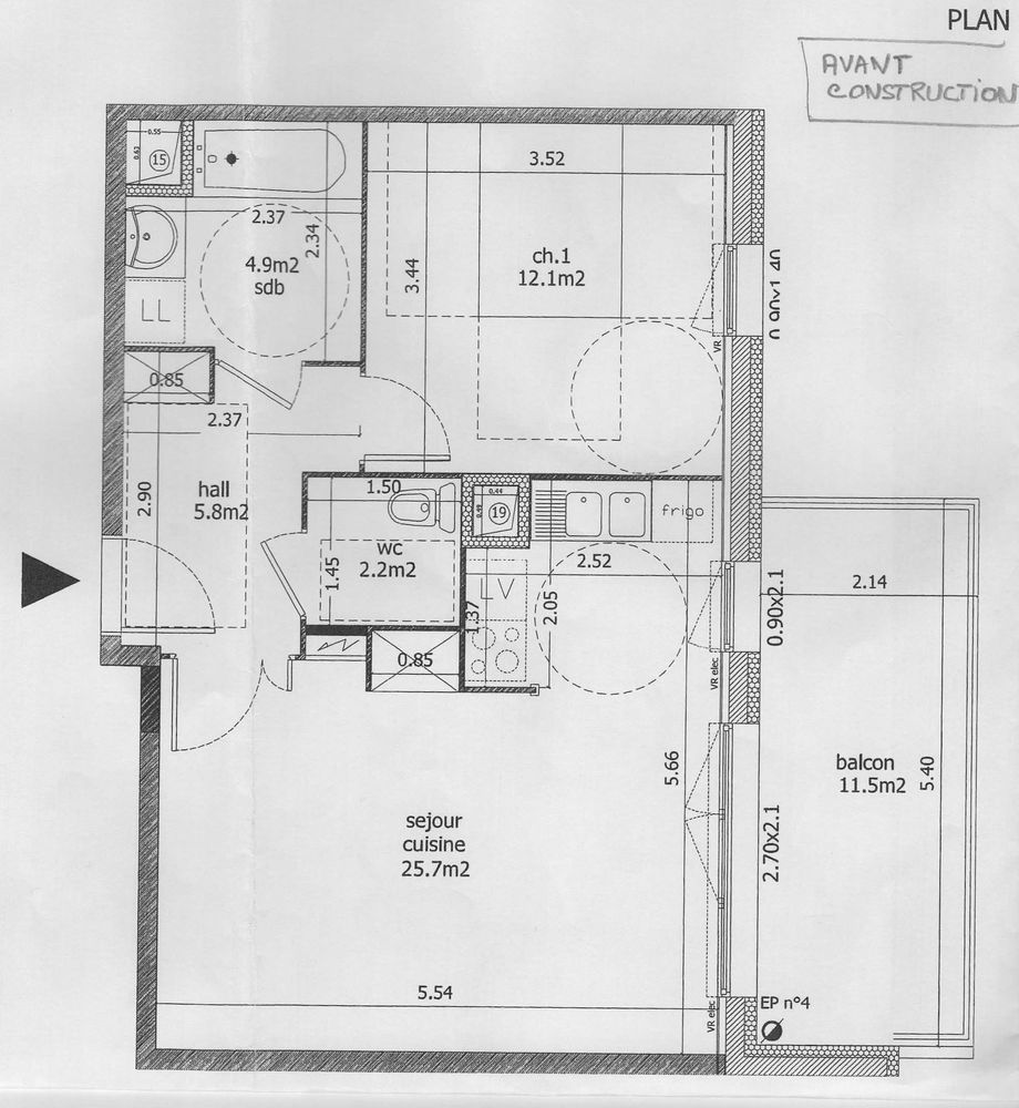 T2 CLE EN MAIN St Martin-le-Vinoux :Opportunité investisseur