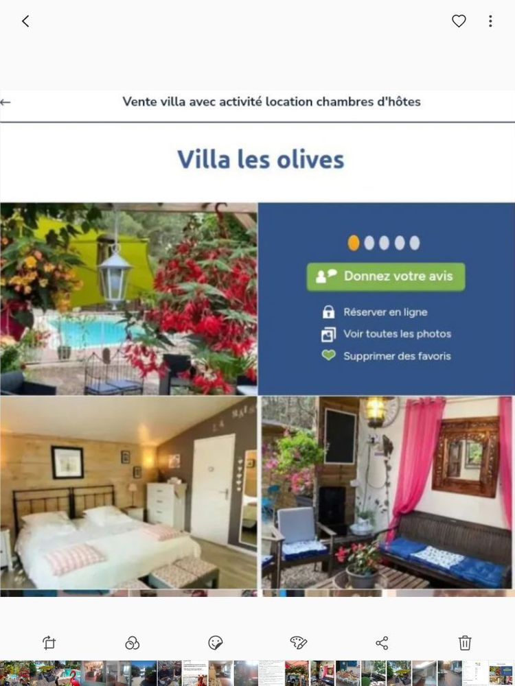 maison d'habitation et 5 en chambre d'hôtes