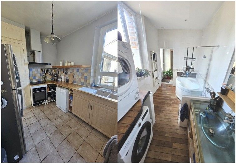 Maison de ville ancienne rénovée avec goût