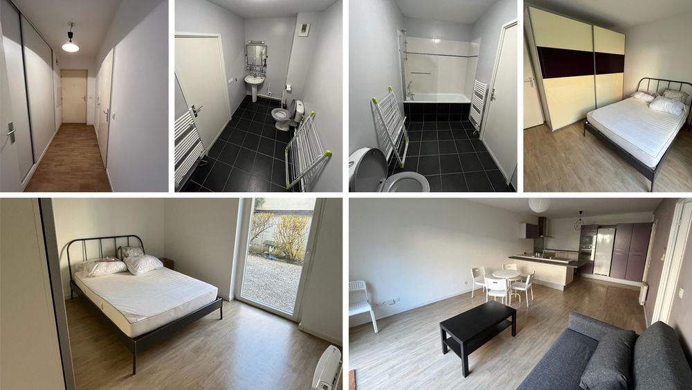 T2 de 50m2 à lille wazemmes - jardin et parking