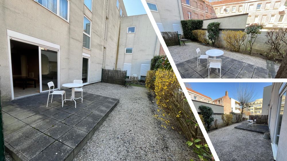 T2 de 50m2 à lille wazemmes - jardin et parking