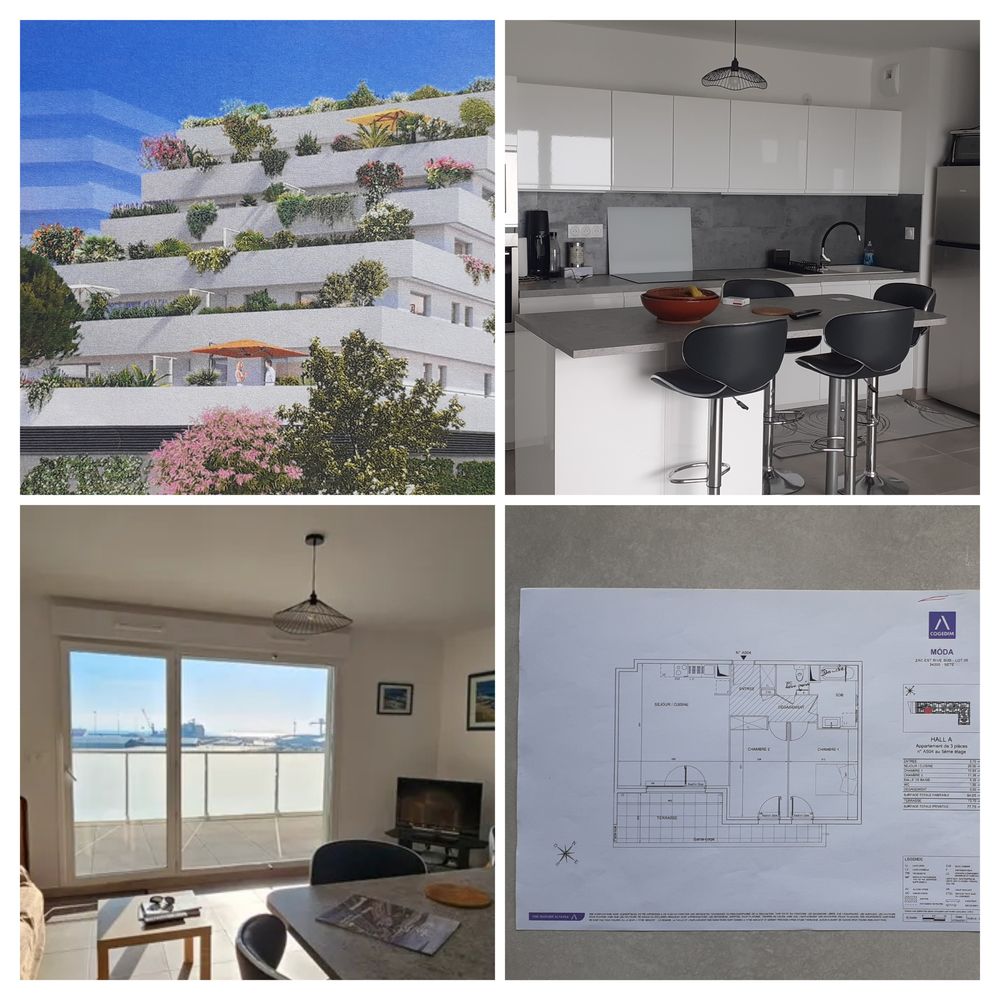 APPARTEMENT T3 6ÈME ET DERNIER ÉTAGE VUE MER