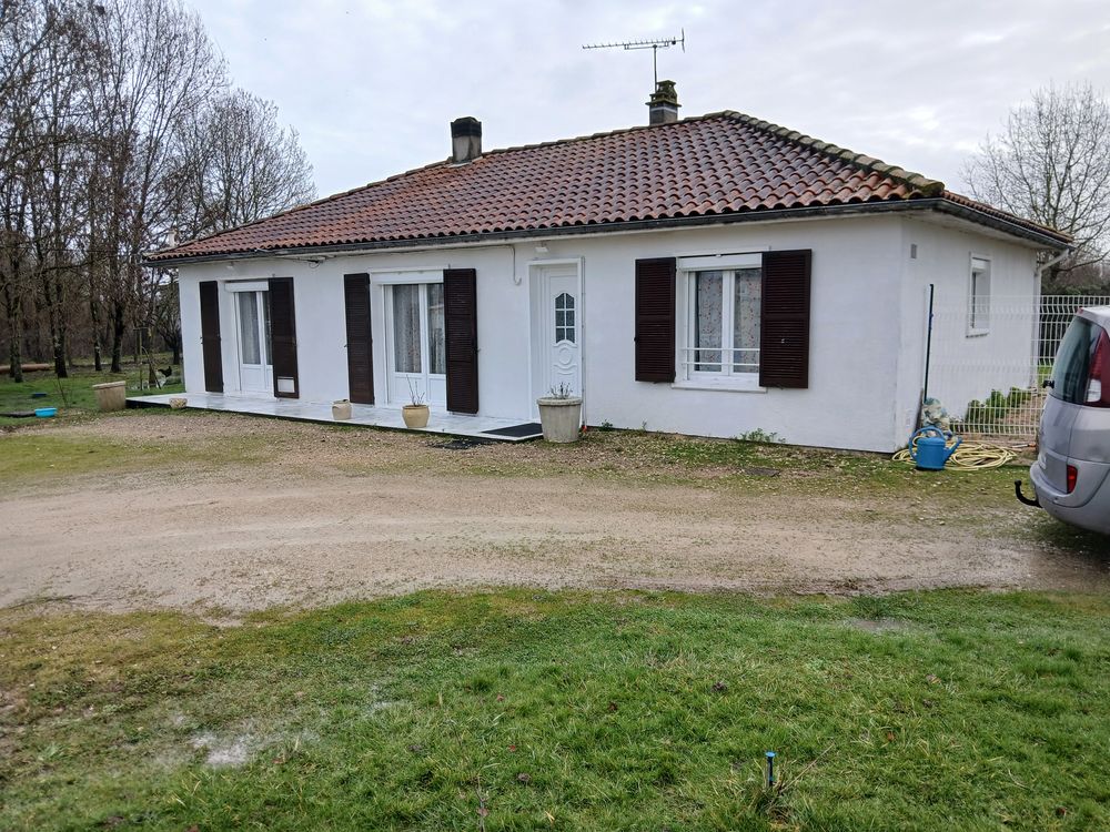 Maison de 103 m2 sur 1900 m2 de terrain à 4 mn de Cognac