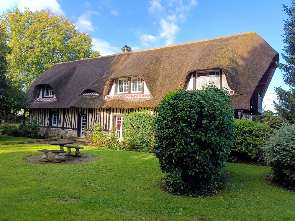 Très belle chaumière normande authentique 4 kms A13