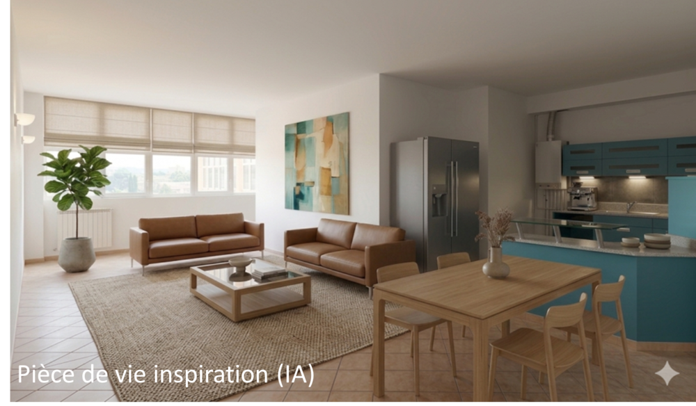 Appartement T4 de 147m² Loggia - Cave - Parking. Carpentras