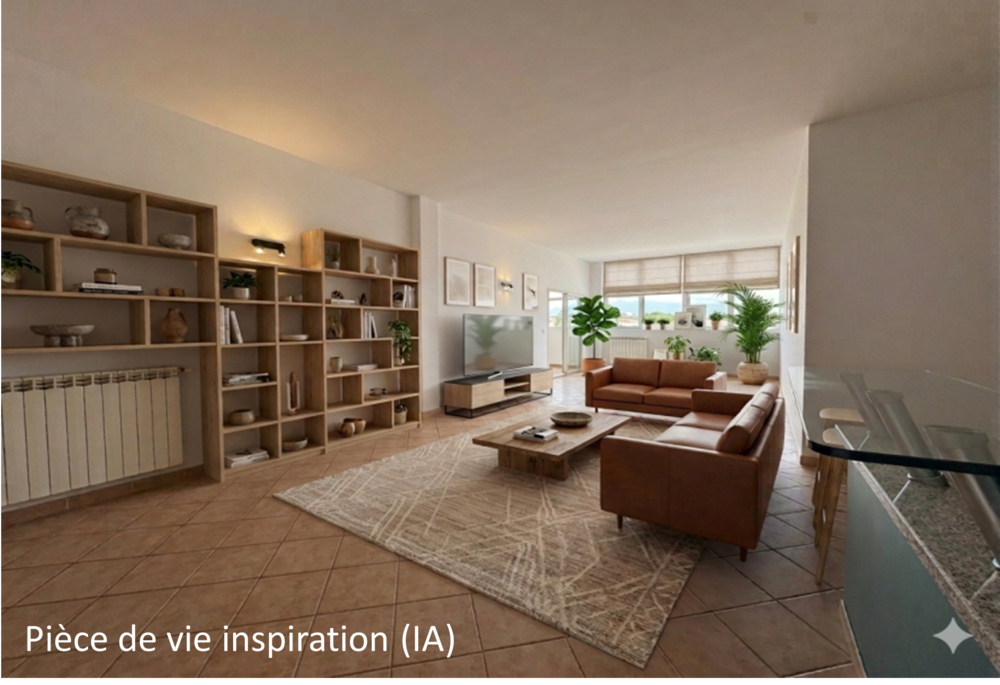 Appartement T4 de 147m² Loggia - Cave - Parking. Carpentras