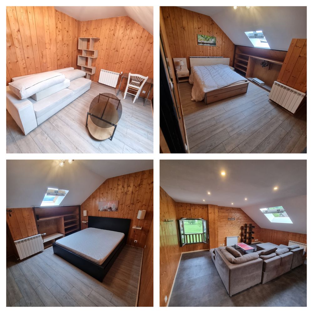 T4 95m² style chalet dernier etage petite copropriété