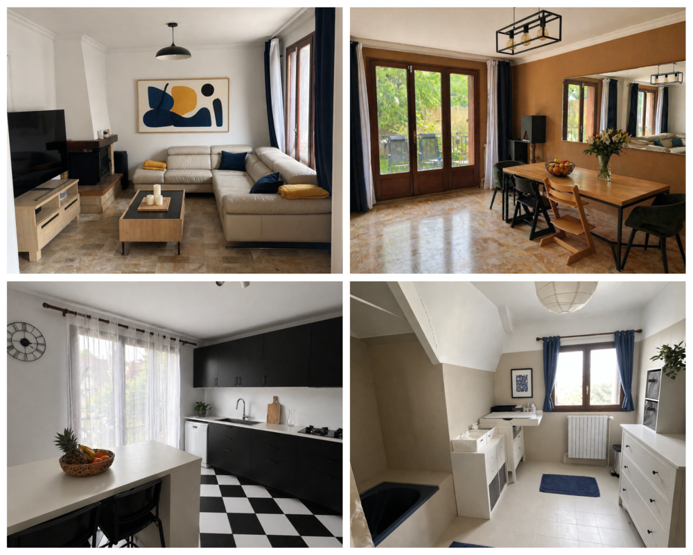 Maison familiale 144 m2 - 4 chambres - Jardin - 3 min métro