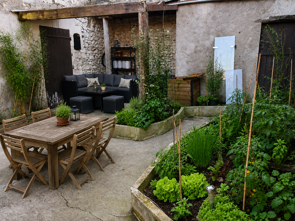 Maison de caractère rénovée,138 m², Cour, Dépendances 150m2