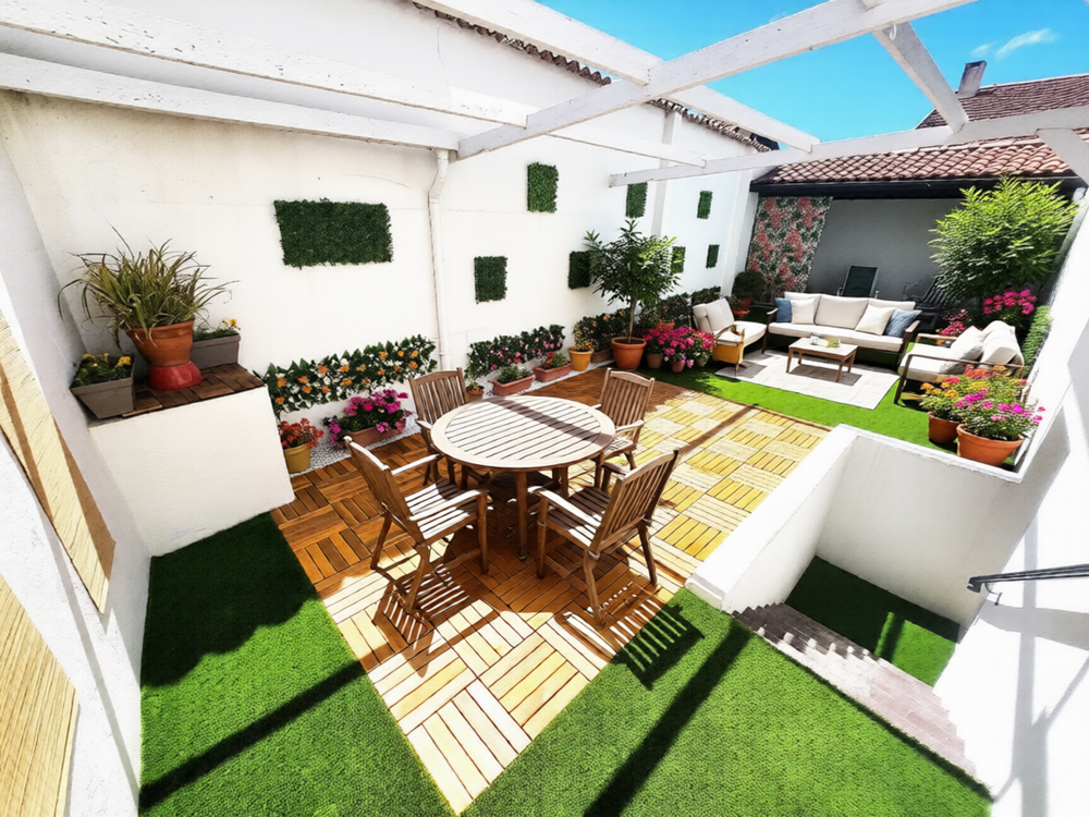 Elégante maison de ville avec CLIM., balcon et patio au SUD