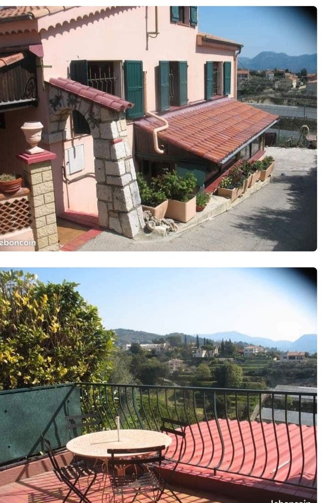 Villa sur les collines niçoises meublé 6 mois