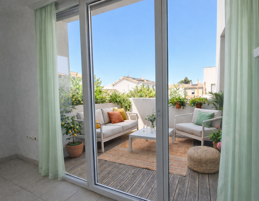 Appartement Balcon T3 61,4m² 2 places parking