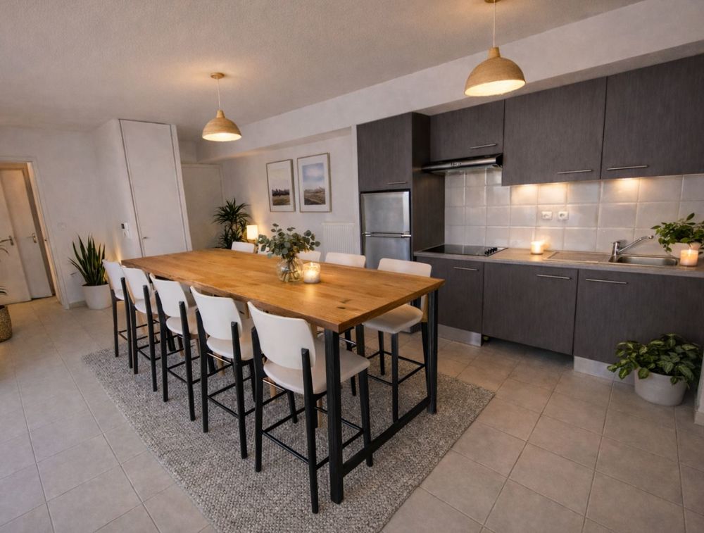 Appartement Balcon T3 61,4m² 2 places parking