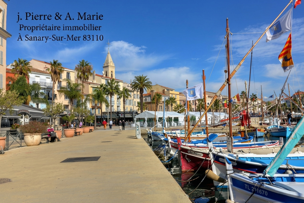 T3 Centre Sanary-Sur-Mer 1ère étage parking