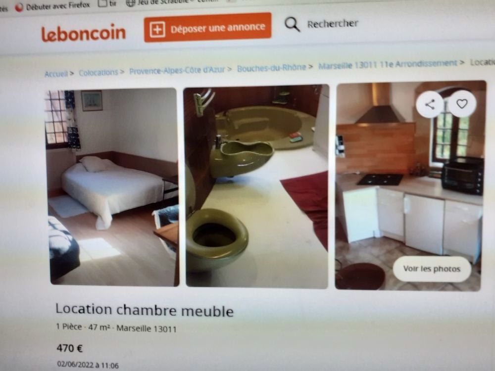 chambres meublées chez l'habitant.
