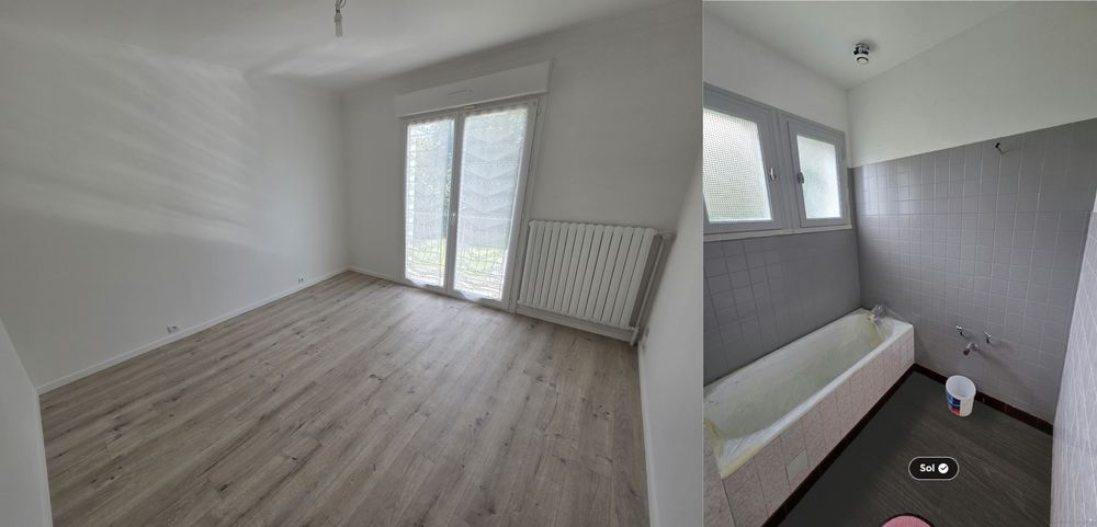 Maison avec piscine et grand garage