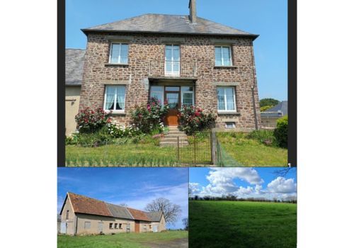 maison + dépendance + champ