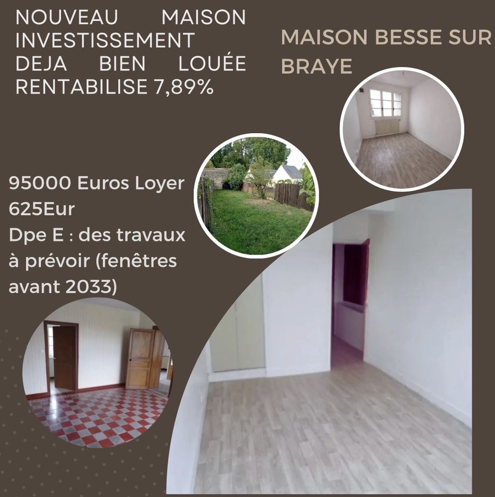 Maisons déjà bien louée 625 Euros 4 pièces 3 chambres