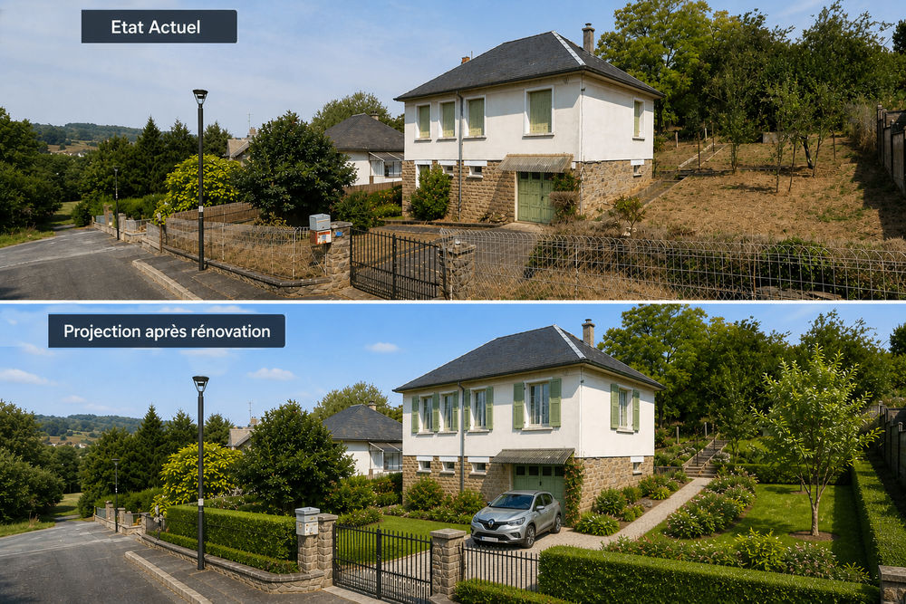 Maison années 60 avec jardin ? fort potentiel ? 2 min centre