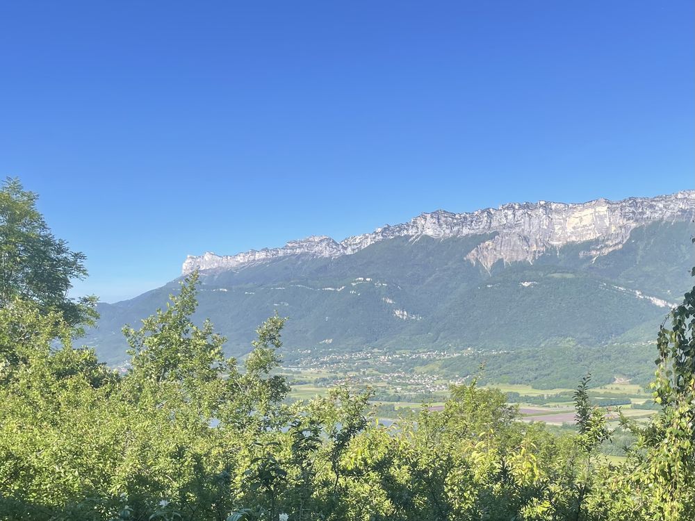 Maison avec vue panoramique sur le massif de la Chartreuse