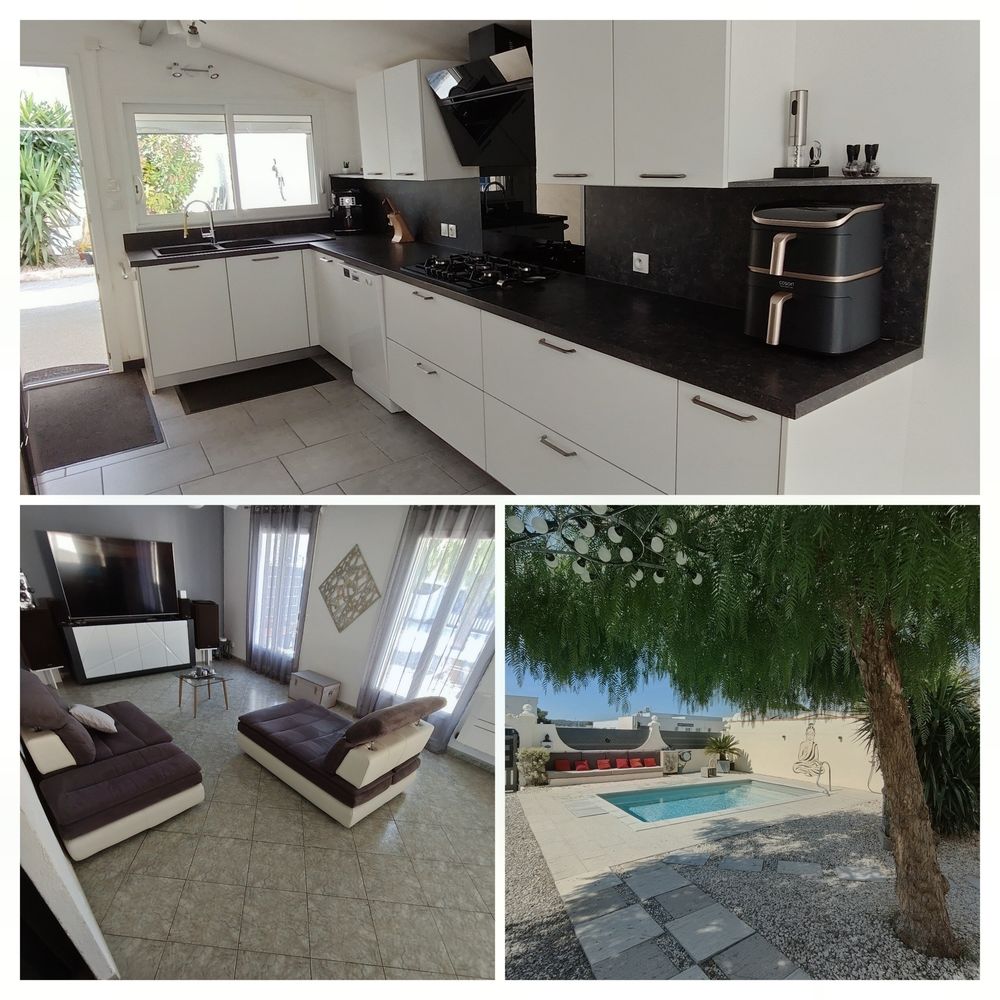 Maison plain-pied 162 m² + T2 locatif + piscine