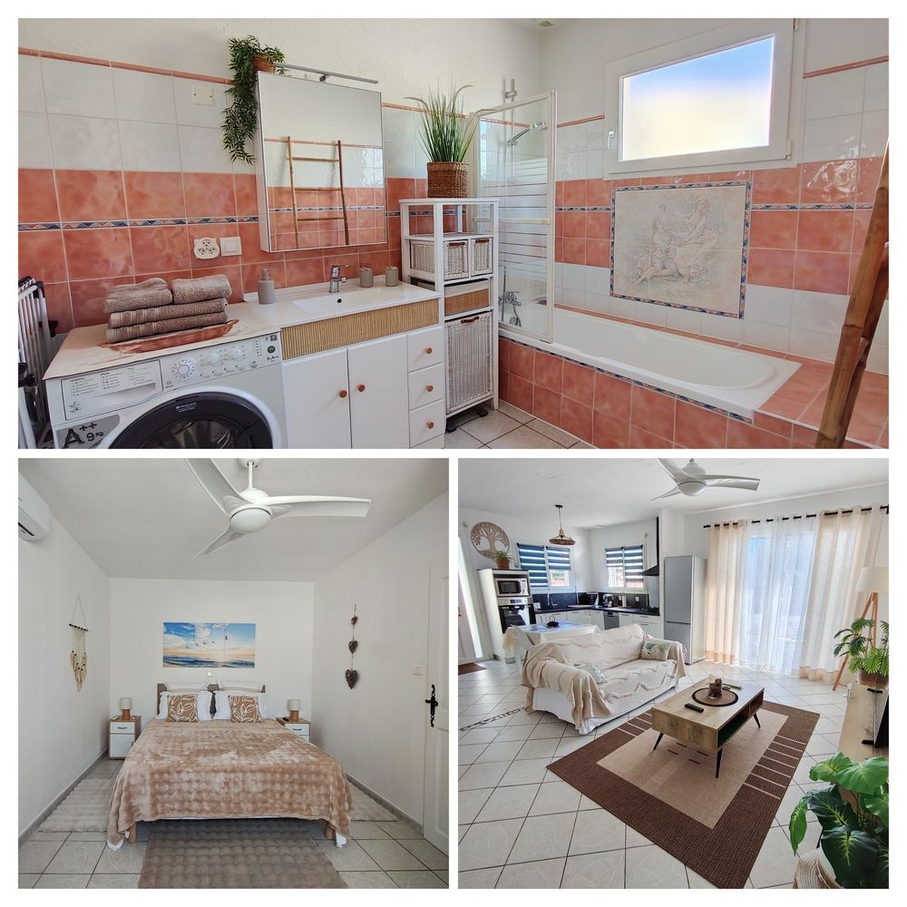 Maison plain-pied 162 m² + T2 locatif + piscine