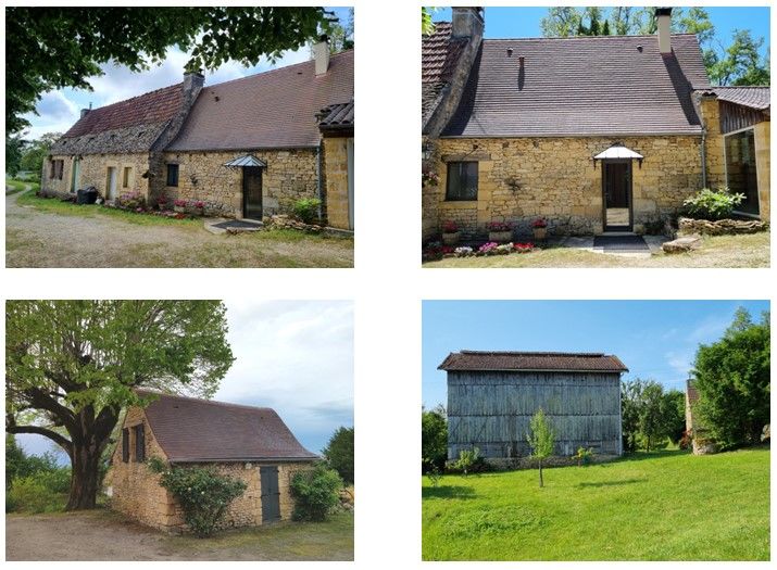 Ensemble immobilier 2 maisons 1 grangette 1 séchoir à tabac