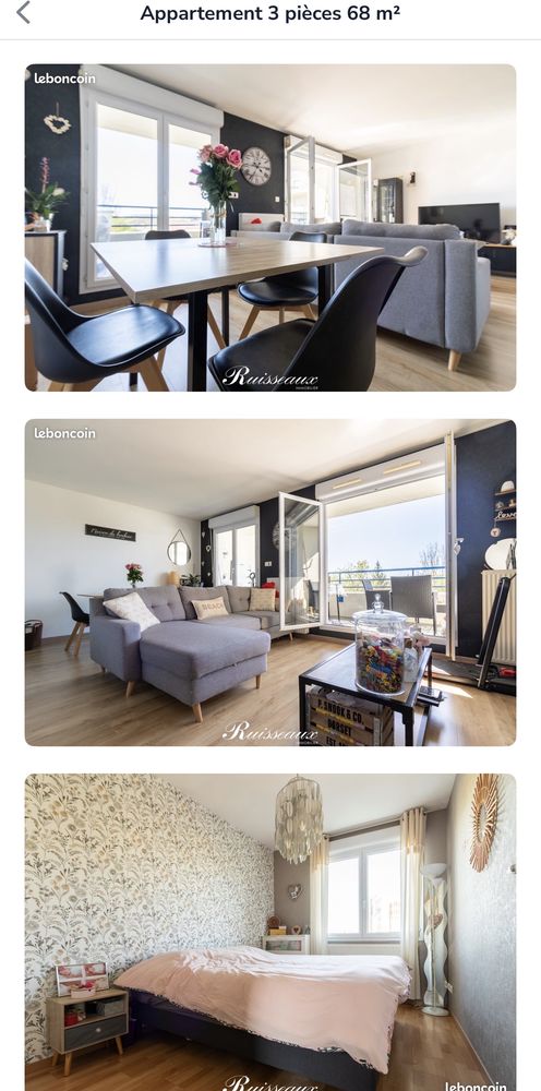 appartement T3 toison d'or avec terrasse vue dégagée
