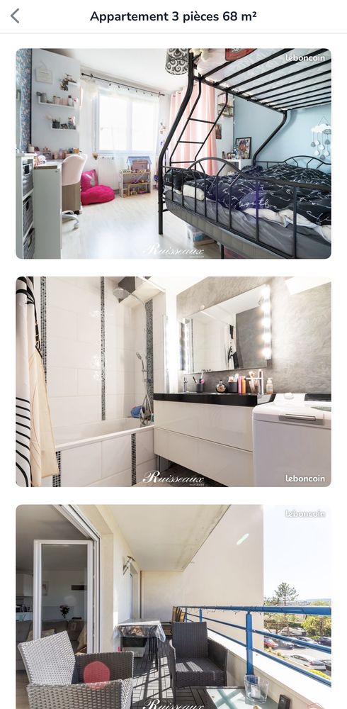 appartement T3 toison d'or avec terrasse vue dégagée