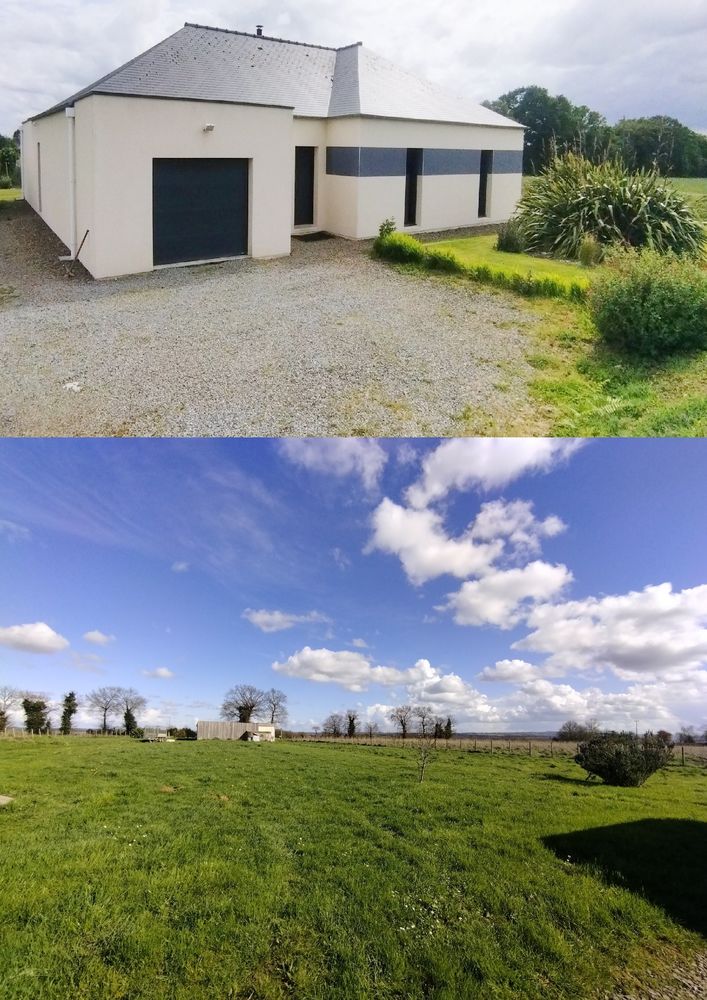 Maison contemporaine Plain-pied - Terrain 5000M²-Dépendance