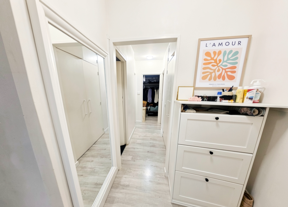 Appartement familial F4 comprenant trois chambres, un balcon