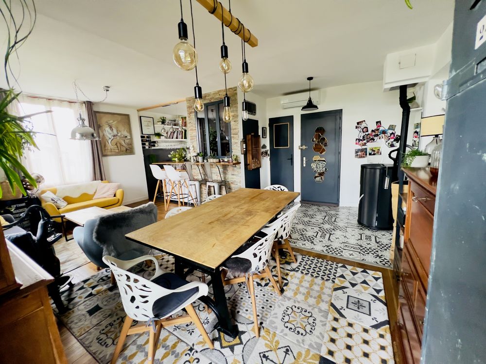 Appartement T3 77 m2 avec balcon sud + jardin privatif