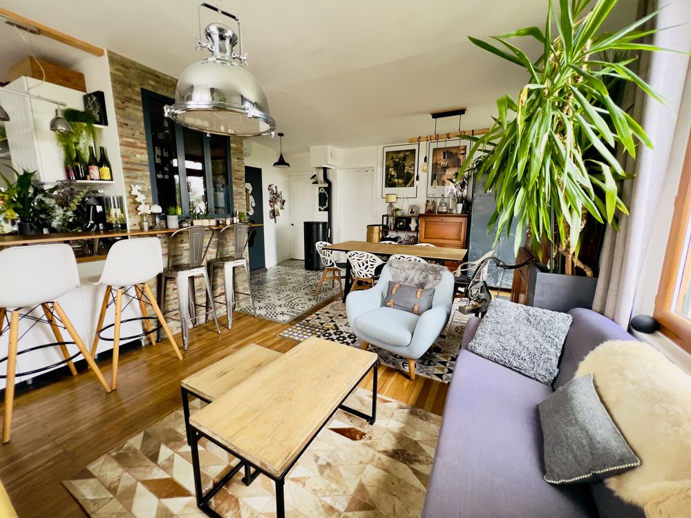 Appartement T3 77 m2 avec balcon sud + jardin privatif