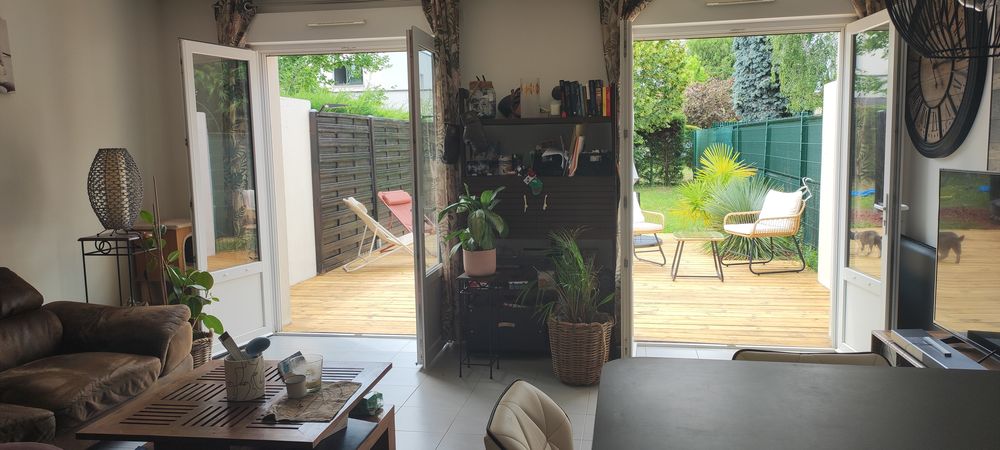 duplex avec jardin près du bourg d'Olivet