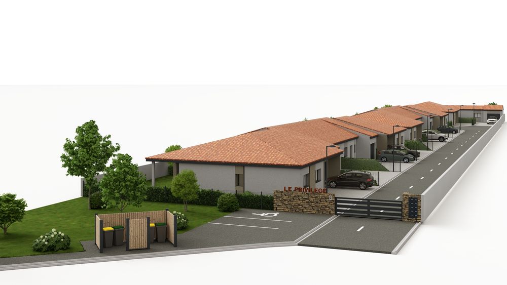 Maison Plain Pied Type T3 Commune de PIA 88 m²