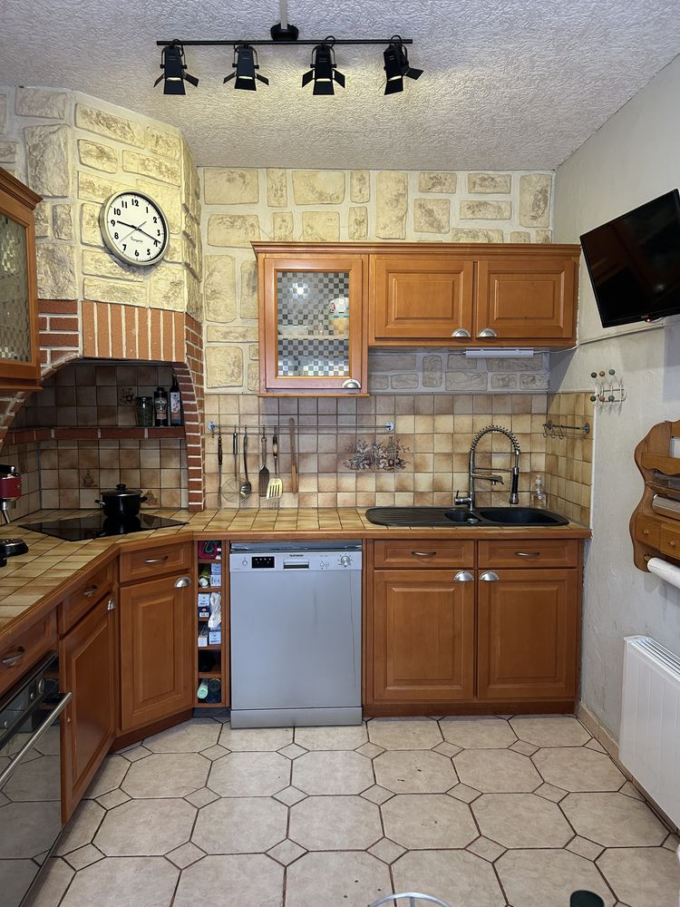 Maison 102m², plain-pied, 4faces, 608m²jardin,calme
