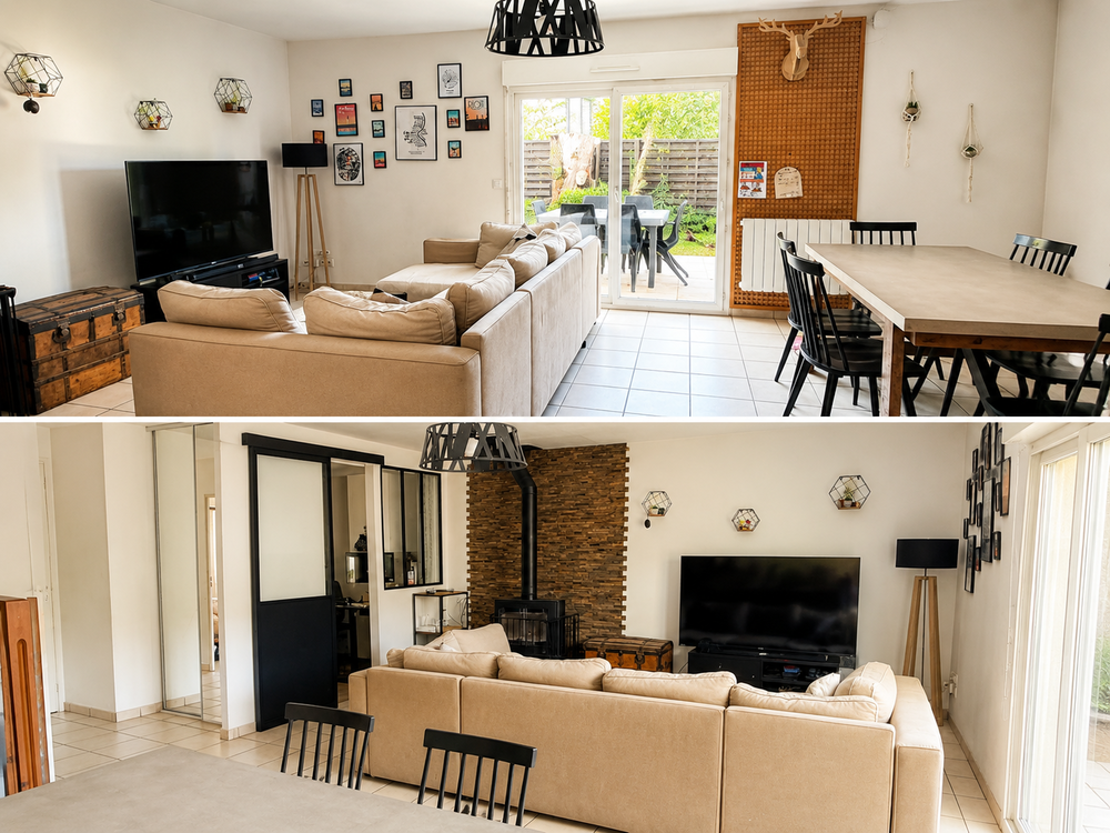 Maison Talence 3 chambres + bureau, jardin, garage