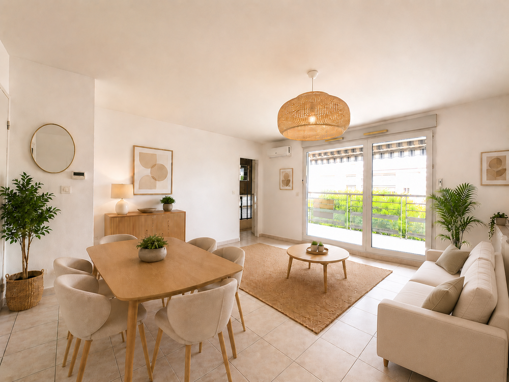 CRAPONNE Hyper-centre Appartement T4 90 m² avec terrasse.