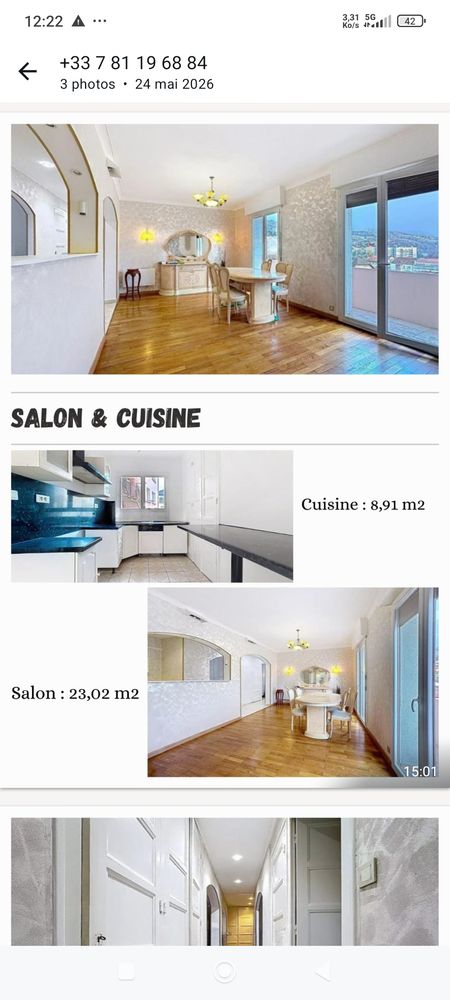 T3 77 m² spacieux et lumineux plein centre Bellegarde.