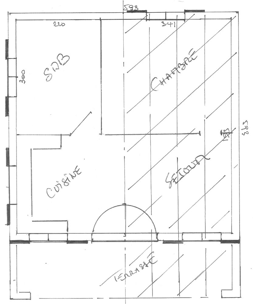 chalet 30 m2 sur terrain 300m2 en seine et marne