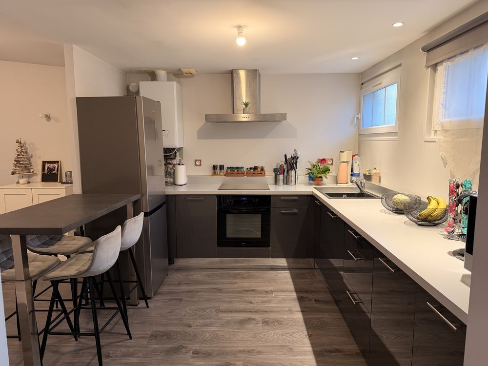 Maison mitoyenne de plain-pied 57m2 avec jardin