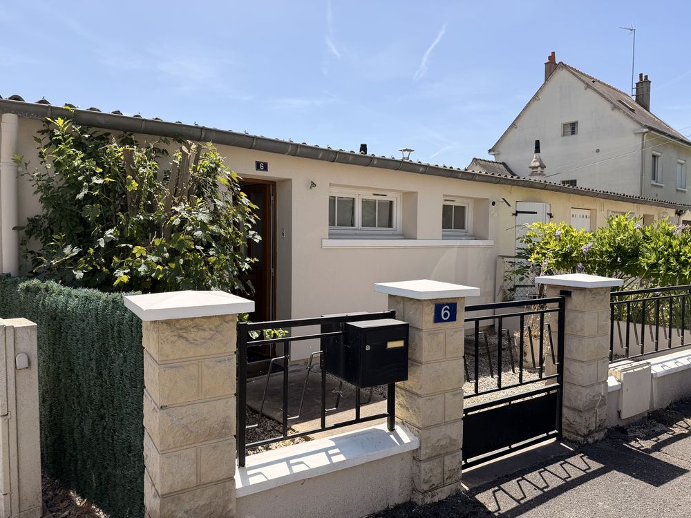 Maison mitoyenne de plain-pied 57m2 avec jardin