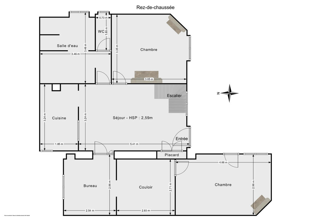 maison 115 m² LE BLANC (36) terrain 1000m² arboré