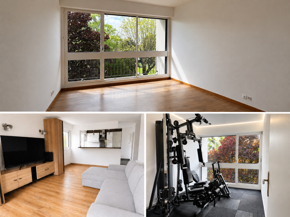 F3 lumineux 67 m² ? 2 balcons, cave, vue parc 169900€