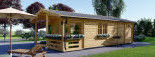 MAISON BOIS HABITABLE RE2020 NEUVE ? MODÈLE ARGO ? 44 m²