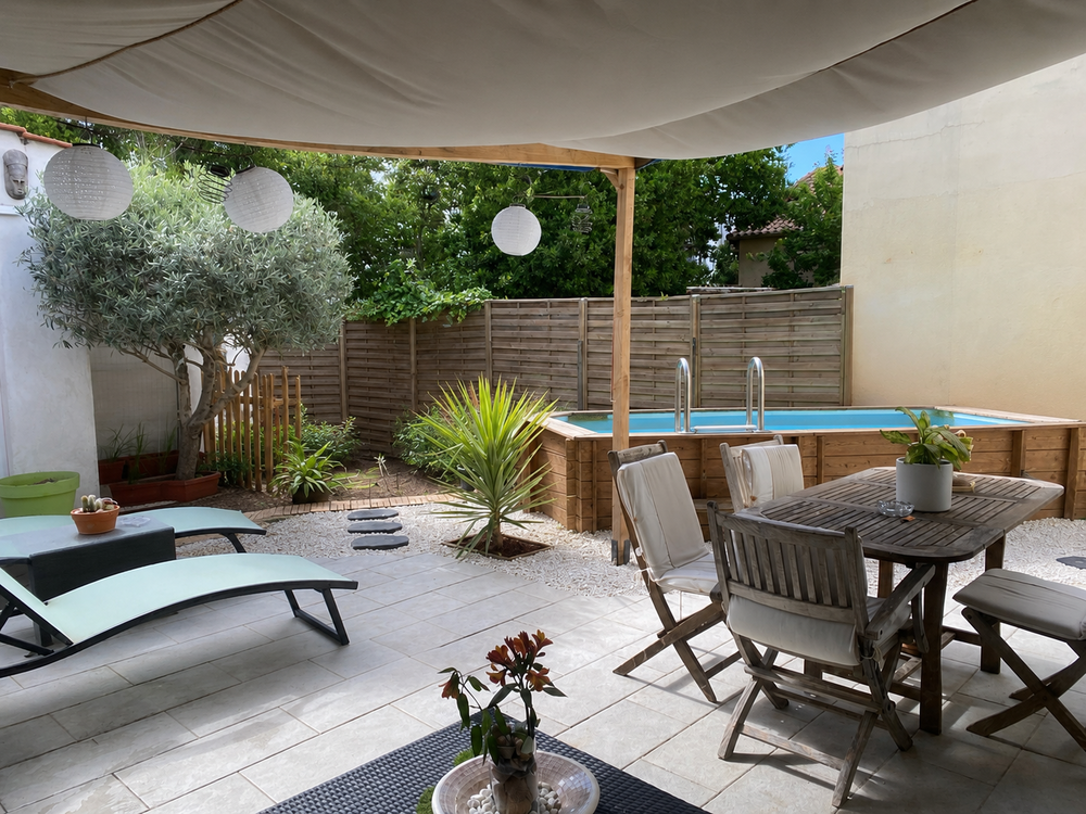 Charmante maison 75 m² piscine - studio indépendant 15m²