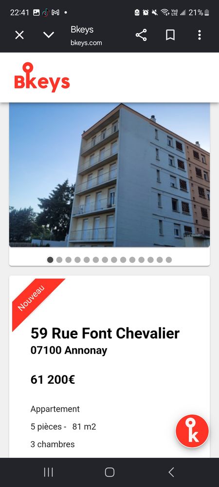 Appartement 5 pièces à rénover