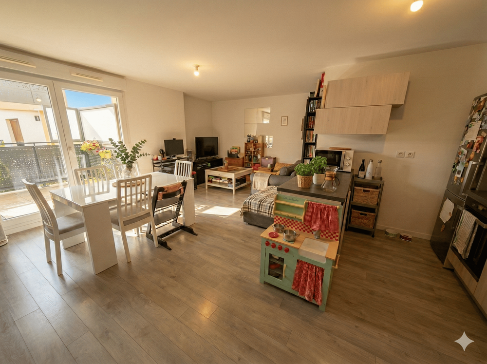Appartement 3 pièces à Oullins - Secteur Bussière Zola