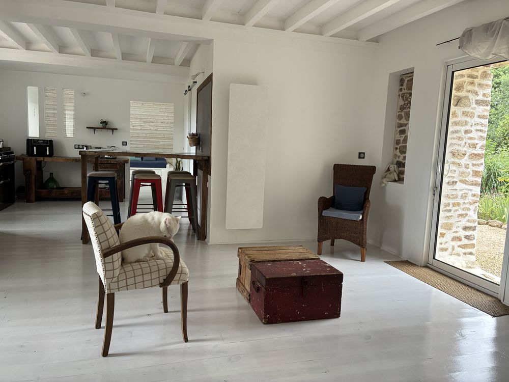 Maison en pierre : longère
