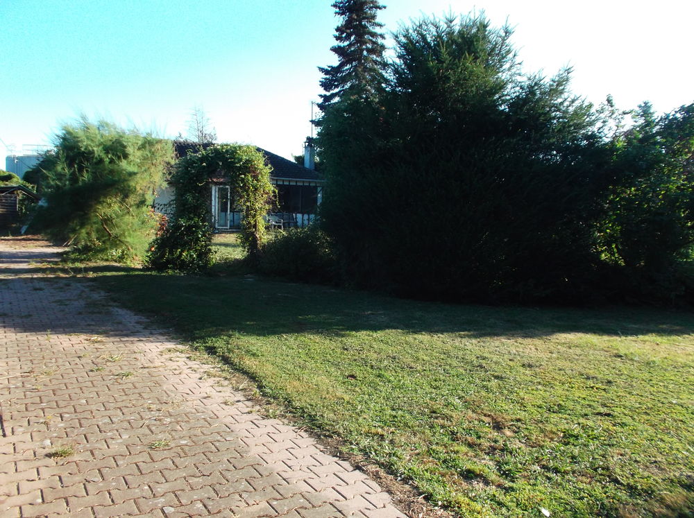 Maison sur terrain + étang